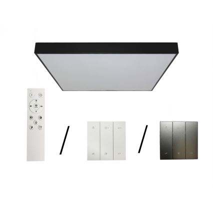 LED Stropní svítidlo LED/480W/230V 3000/4000/6500K 120x120 cm černá
