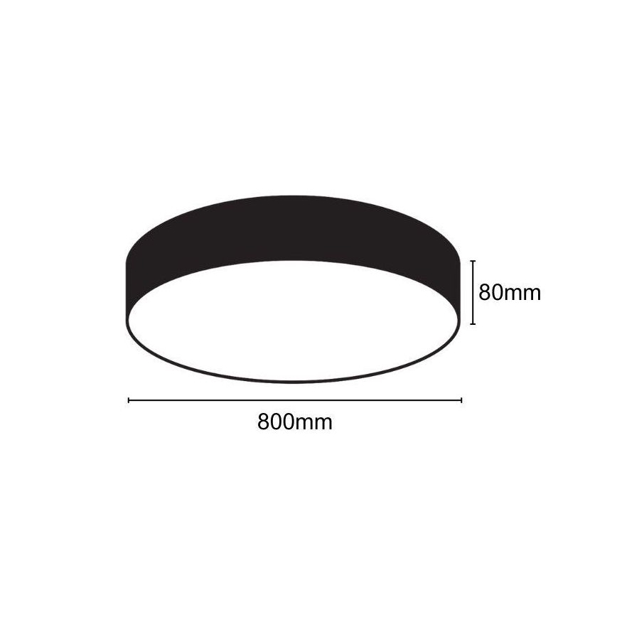 LED Stropní svítidlo LED/70W/230V 4000K pr. 80 cm