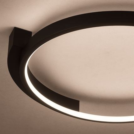 LED Stropní svítidlo LUNA LED/18W/230V pr. 42,5 cm černá