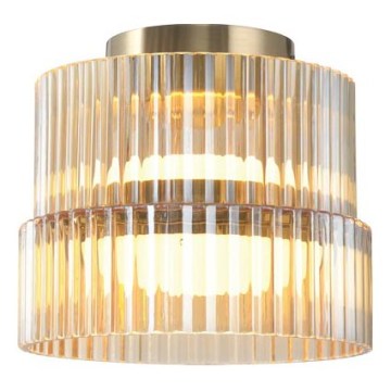 LED Stropní svítidlo LUXE LED/12W/230V pr. 14,8 cm mosaz