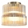 LED Stropní svítidlo LUXE LED/12W/230V pr. 14,8 cm mosaz