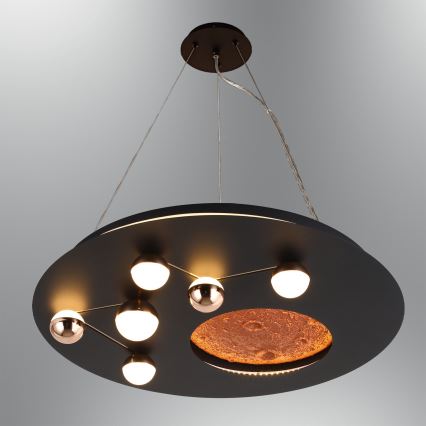 LED Stropní svítidlo MARS LED/48W/230V 3000K černá