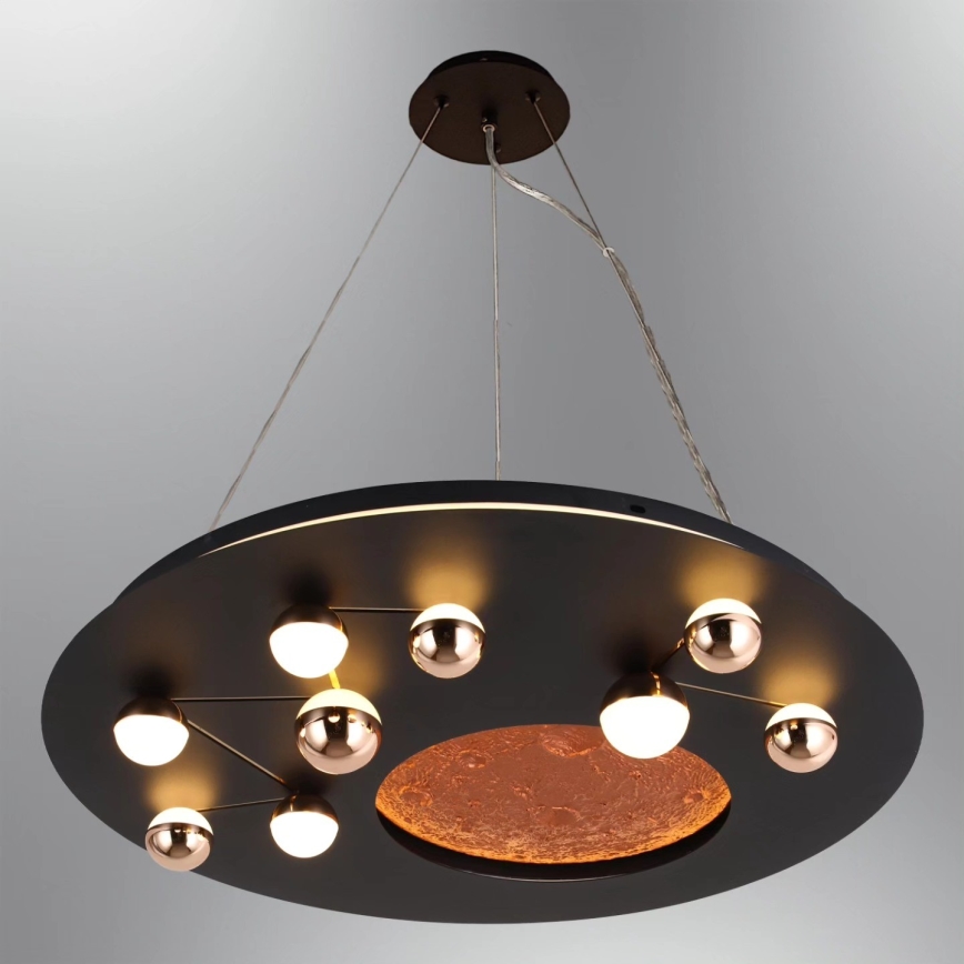 LED Stropní svítidlo MARS LED/58W/230V 3000K černá