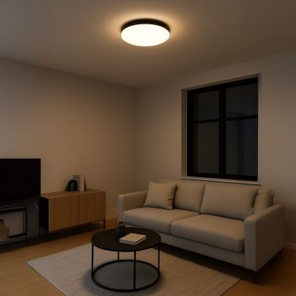 LED Stropní svítidlo MAYA LED/36W/230V pr. 50 cm černá