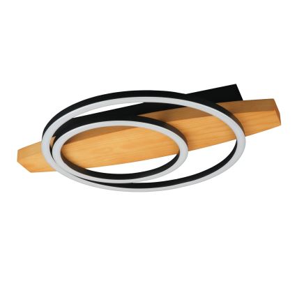 LED Stropní svítidlo MELISA LED/28W/230V 30x40 cm borovice