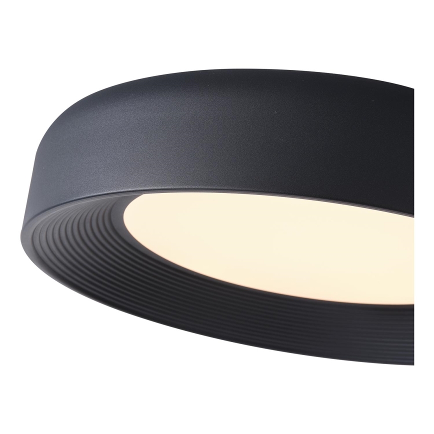 LED Stropní svítidlo MOONLIGHT LED/40W/230V 3000K černá pr. 50 cm