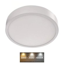 LED Stropní svítidlo NEXXO LED/21W/230V 3000/3500/4000K pr. 22,5 cm bílá
