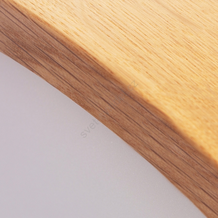LED Stropní svítidlo OAK 3xE27/10W/230V dub pr. 47 cm