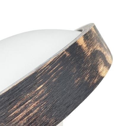 LED Stropní svítidlo OAK SLIM LED/20W/230V 4000K pr. 27 cm dub/tmavě hnědá