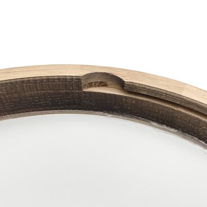 LED Stropní svítidlo OAK SLIM LED/36W/230V 4000K pr. 37 cm dub/tmavě hnědá