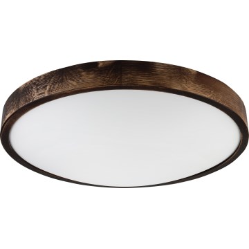 LED Stropní svítidlo OAK SLIM LED/36W/230V 4000K pr. 47 cm dub/tmavě hnědá