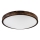 LED Stropní svítidlo OAK SLIM LED/36W/230V 4000K pr. 47 cm dub/tmavě hnědá