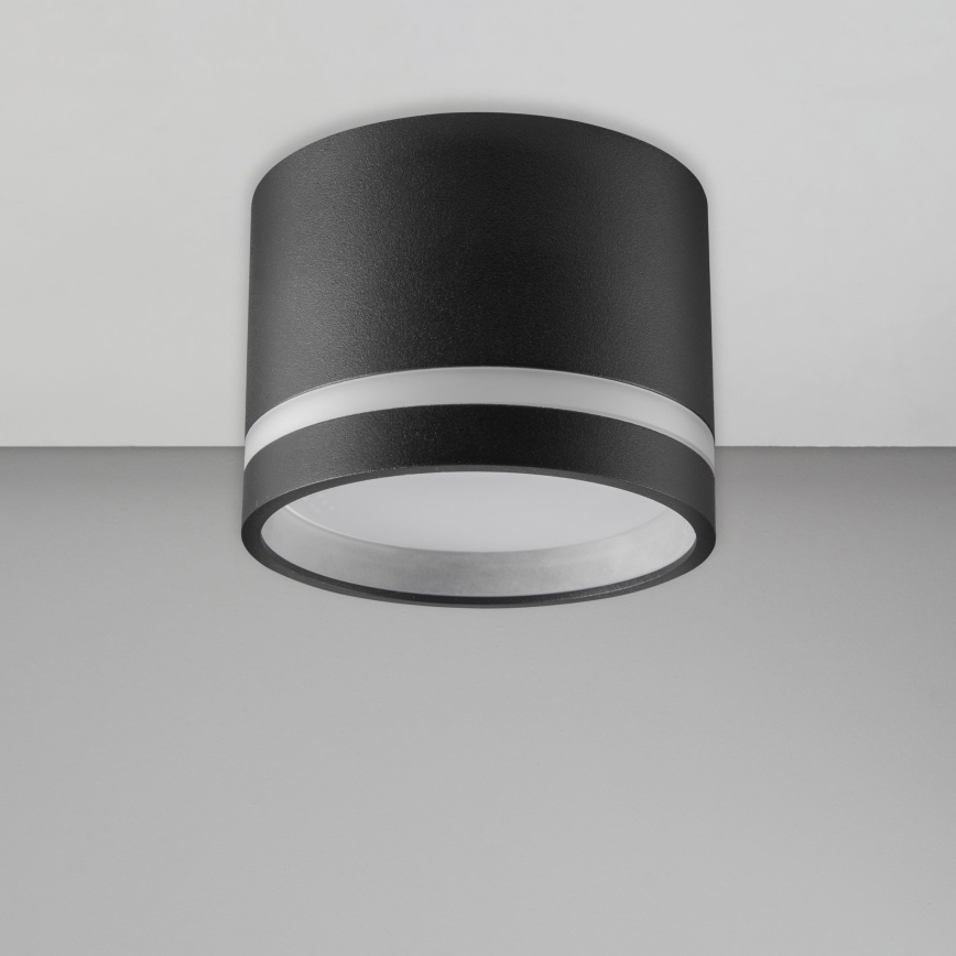 LED Stropní svítidlo PARIS 1xGX53/6W/230V černá
