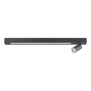 LED Stropní svítidlo PARIS LED/24W/230V + 1xGU10/10W černá
