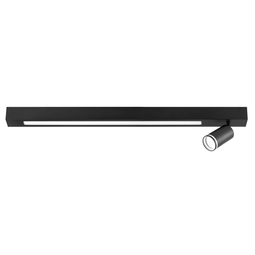LED Stropní svítidlo PARIS LED/24W/230V + 1xGU10/10W černá