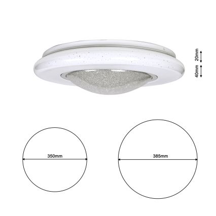 LED Stropní svítidlo QUASAR LED/24W/230V