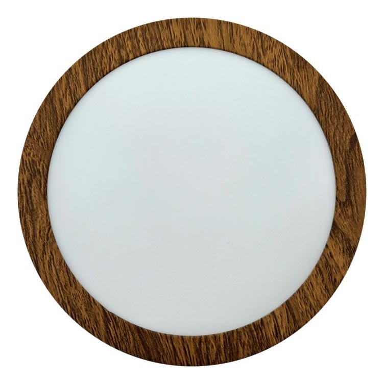 LED Stropní svítidlo RING LED/12W/230V 4200K pr. 16 cm hnědá