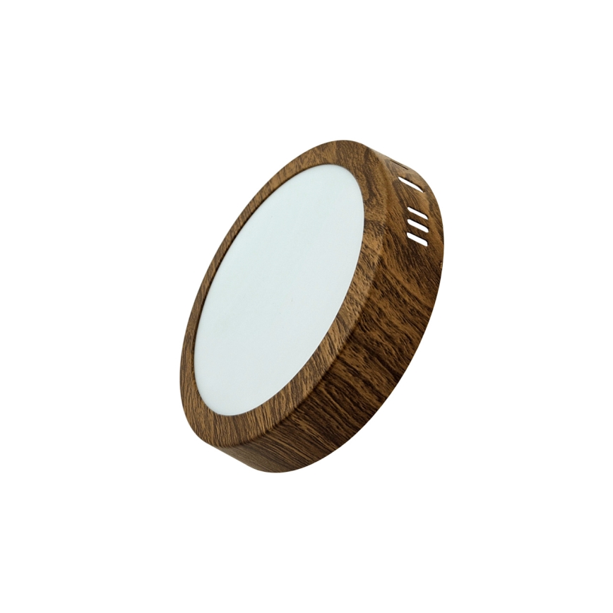 LED Stropní svítidlo RING LED/12W/230V 4200K pr. 16 cm hnědá