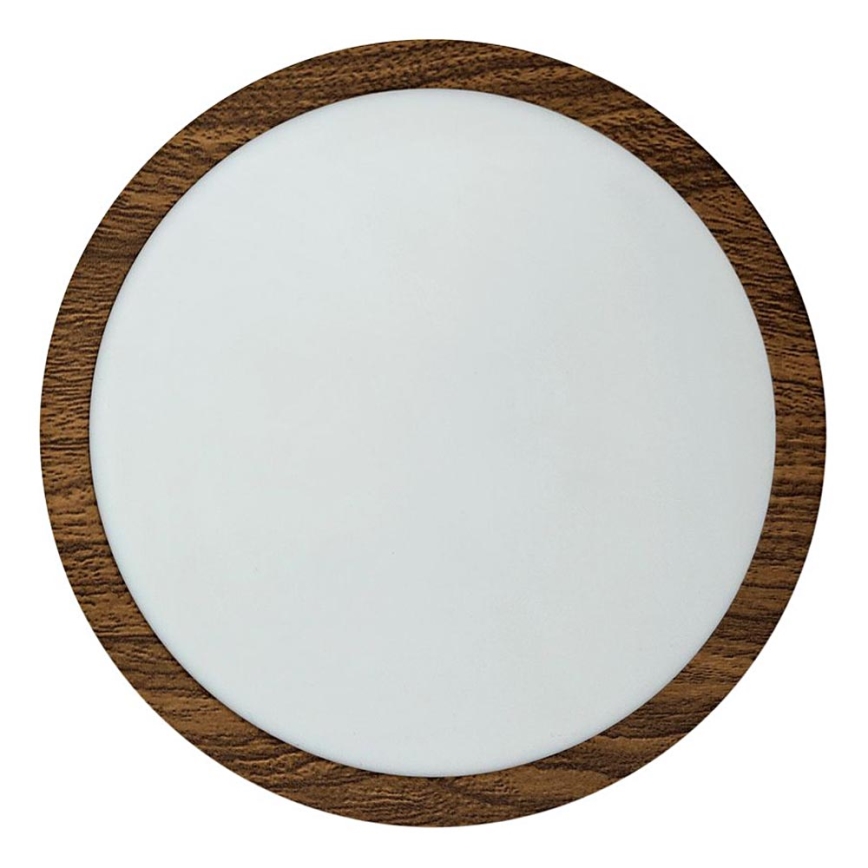 LED Stropní svítidlo RING LED/18W/230V 4200K pr. 21 cm hnědá