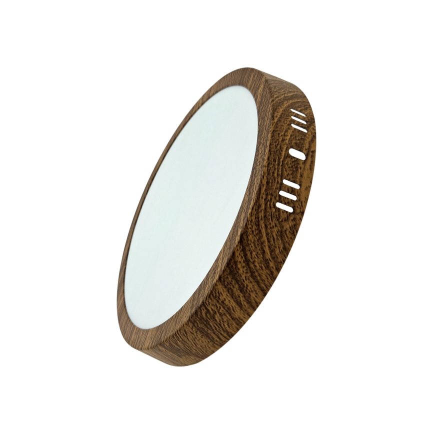 LED Stropní svítidlo RING LED/18W/230V 4200K pr. 21 cm hnědá