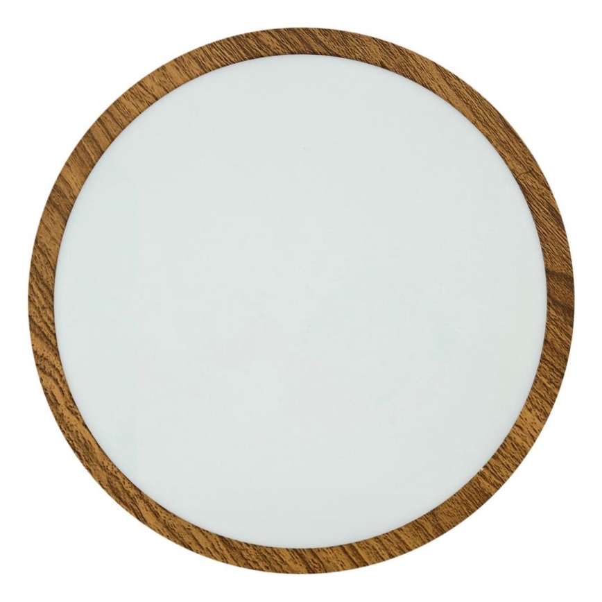 LED Stropní svítidlo RING LED/24W/230V 4200K pr. 28,5 cm hnědá