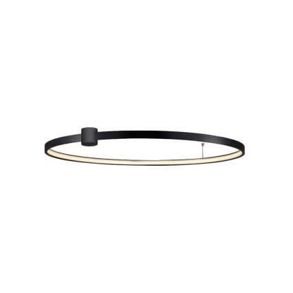 LED Stropní svítidlo RING S LED/50W/230V 3000/4000/6000K pr. 90 cm černá