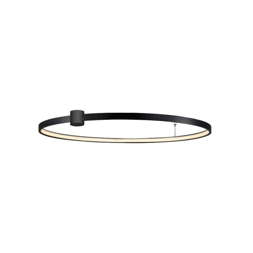 LED Stropní svítidlo RING S LED/50W/230V 3000/4000/6000K pr. 90 cm černá