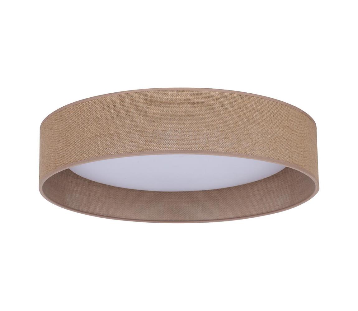 Duolla LED Stropní svítidlo ROLLER LED/24W/230V světle hnědá DU600903