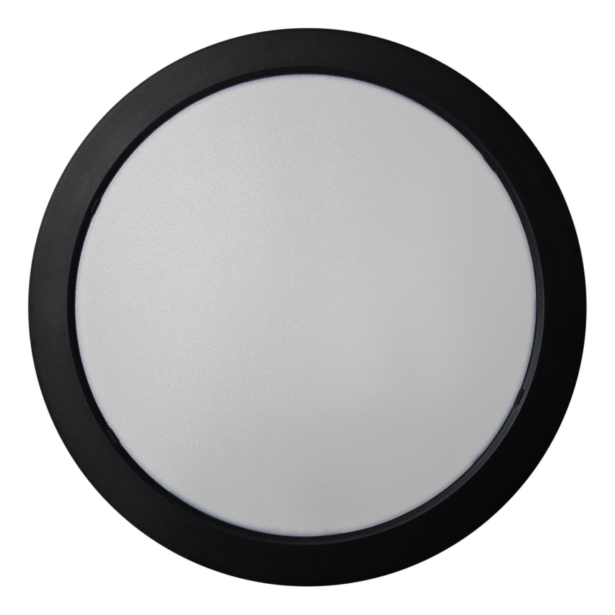 LED Stropní svítidlo ROUND LED/24W/230V 4000K pr. 28,8 cm černá