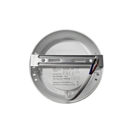LED Stropní svítidlo ROUND LED/6W/230V 4000K pr. 12,1 cm bílá