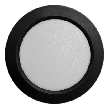 LED Stropní svítidlo ROUND LED/6W/230V 4000K pr. 12,1 cm černá