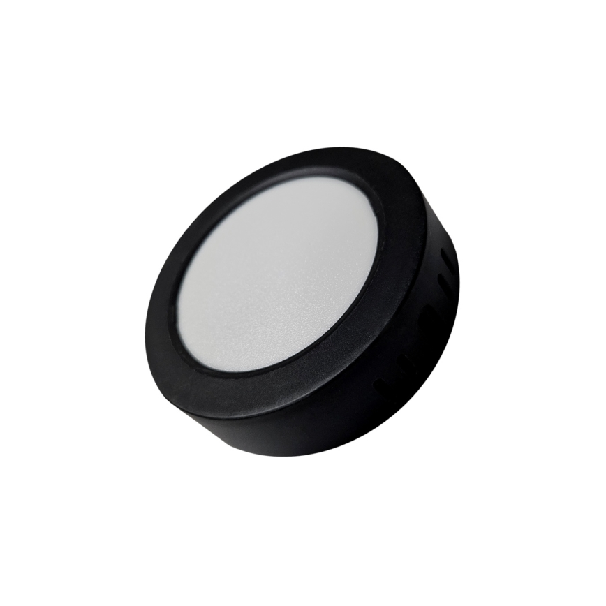 LED Stropní svítidlo ROUND LED/6W/230V 4000K pr. 12,1 cm černá