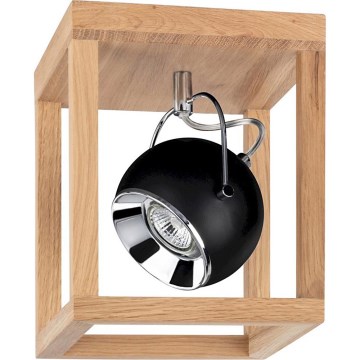 LED Stropní svítidlo ROY 1xGU10/5W/230V matný dub