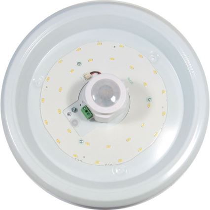 LED Stropní svítidlo s PIR senzorem LED/16W/230V 4000K