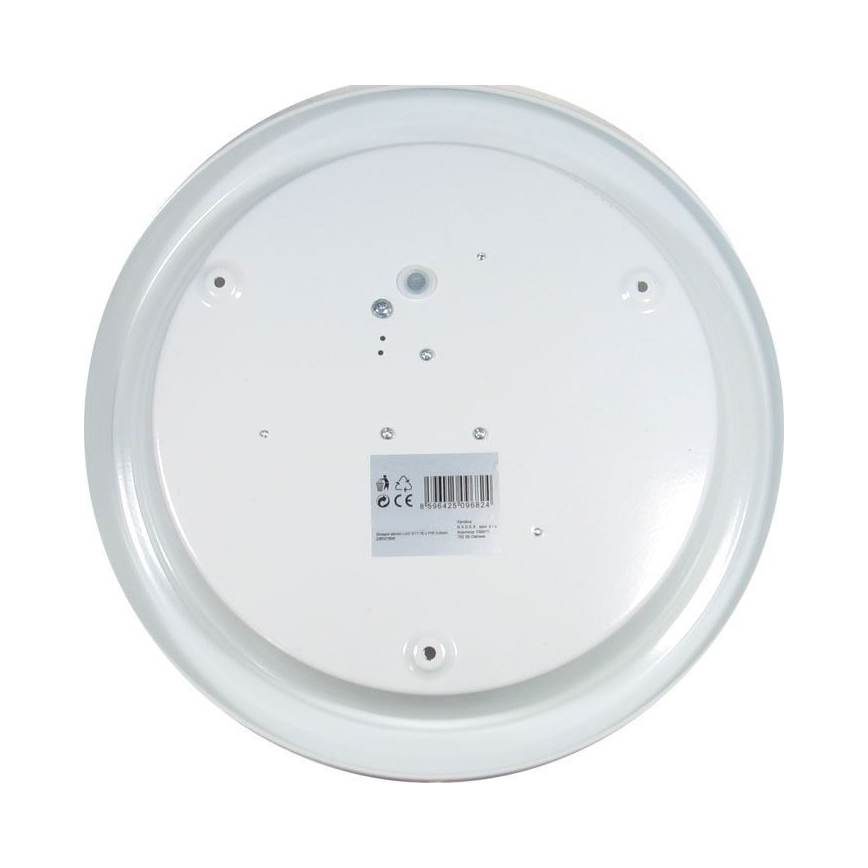 LED Stropní svítidlo s PIR senzorem LED/16W/230V 4000K