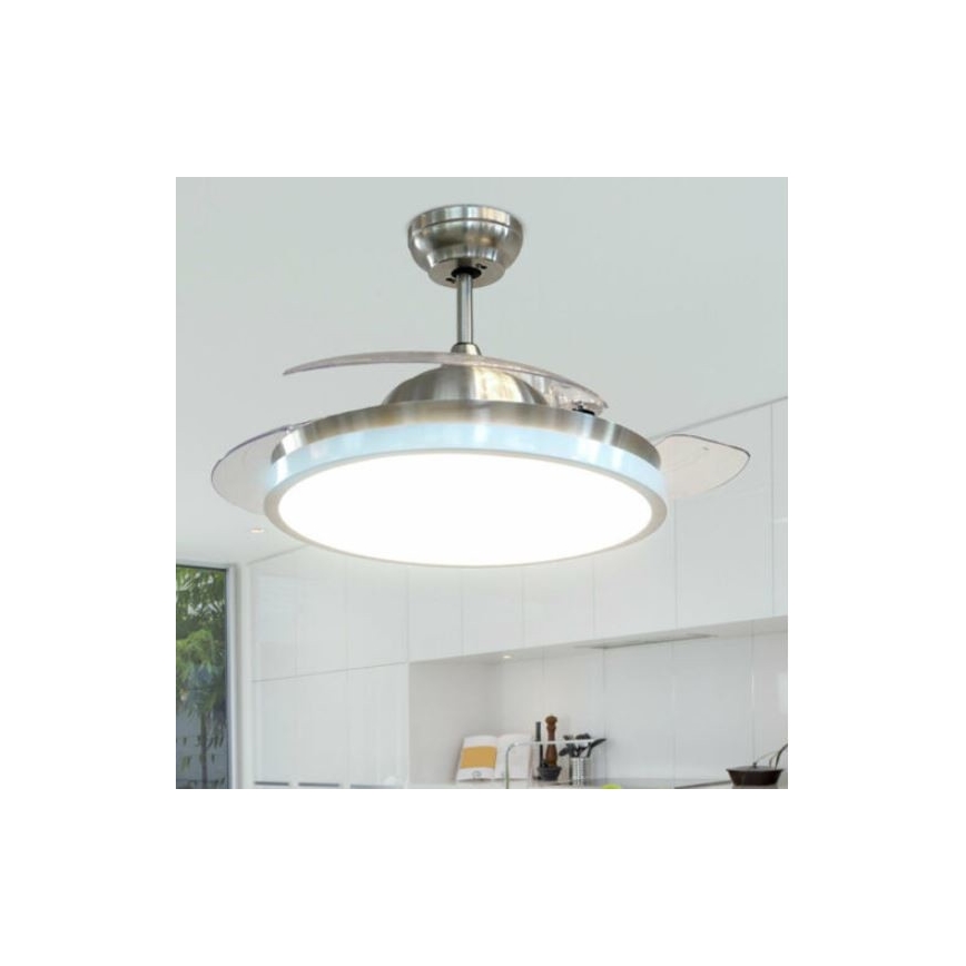 LED Stropní svítidlo s ventilátorem LED/30W/230V 3000/4000/6400K + dálkové ovládání