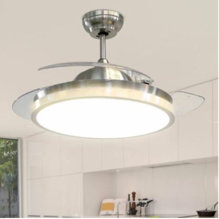 LED Stropní svítidlo s ventilátorem LED/30W/230V 3000/4000/6400K + dálkové ovládání