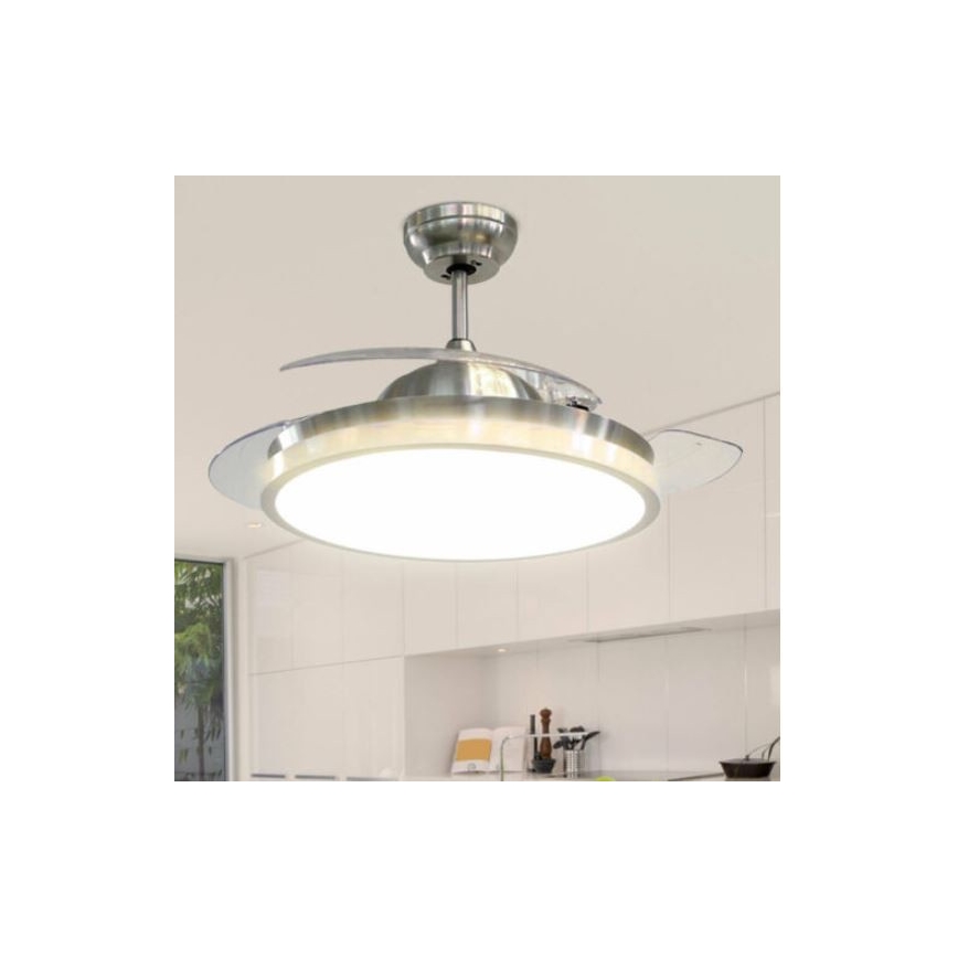 LED Stropní svítidlo s ventilátorem LED/30W/230V 3000/4000/6400K + dálkové ovládání