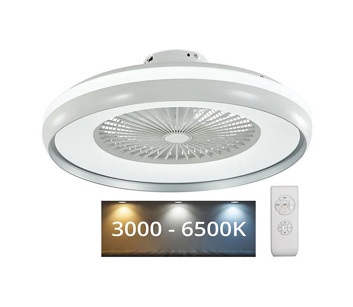 V-Tac LED Stropní svítidlo s ventilátorem LED/32W/230V 3000-6500K šedá + DO VT0418