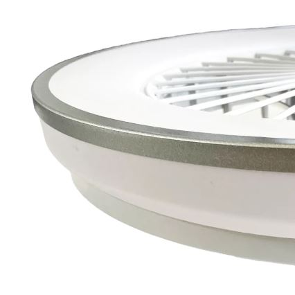 LED Stmívatelné stropní svítidlo s ventilátorem OPAL LED/48W/230V 3000-6500K + dálkové ovládání