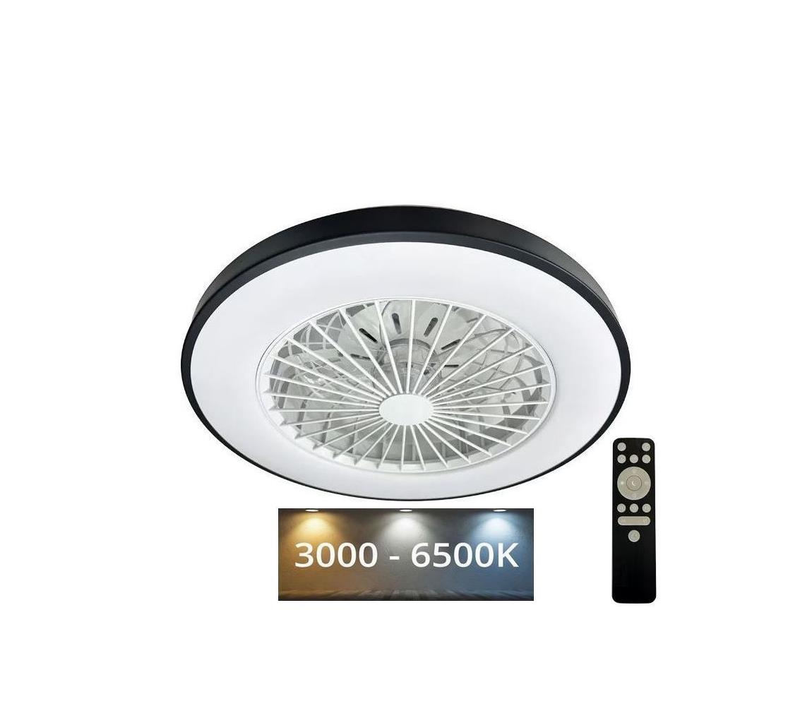 NEDES LED Stropní svítidlo s ventilátorem OPAL LED/48W/230V + dálkové ovládání ND3670