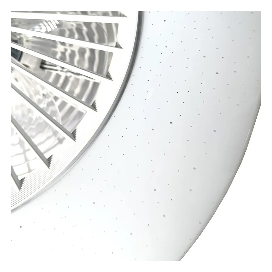 LED Stmívatelné stropní svítidlo s ventilátorem OPAL LED/72W/230V 3000-6500K + dálkové ovládání