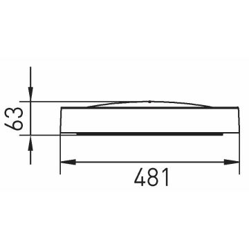 LED Stropní svítidlo SAMER LED/32W/230V 4000K