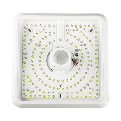 LED Stropní svítidlo se senzorem SAMSUNG CHIP LED/12W/230V 3000/4000/6000K 25x25 cm bílá