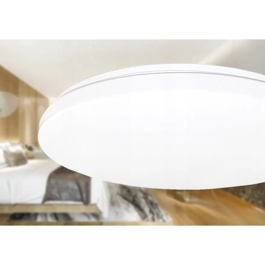 LED Stropní svítidlo se senzorem pohybu a soumraku LED/24W/230V 4000K pr. 32,5 cm bílá