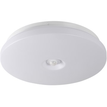 LED Stropní svítidlo se senzorem pohybu a soumraku FOGLER LED/17W/230V pr. 33 cm