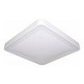 LED Stropní svítidlo se senzorem pohybu a soumraku WILTON LED/24W/230V 4000K 33x33 cm bílá