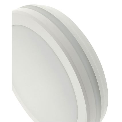 LED Stropní svítidlo se senzorem pohybu LED/20W/230V 3000/4000/6500K pr. 230 cm IP54 šedá