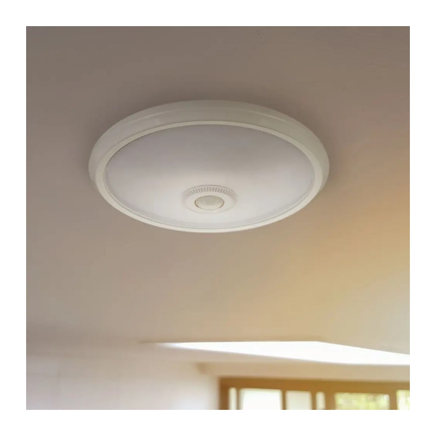 LED Stropní svítidlo se senzorem SAMSUNG CHIP LED/12W/230V 4000K pr. 29 cm
