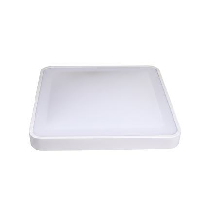 LED Stropní svítidlo se senzorem pohybu a soumraku WILTON LED/24W/230V 4000K 33x33 cm bílá